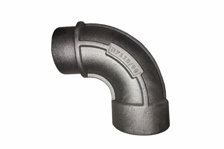 Колено чугунное 90° Ф115 (Патрубок угловой ПУ 115/90) (Р)