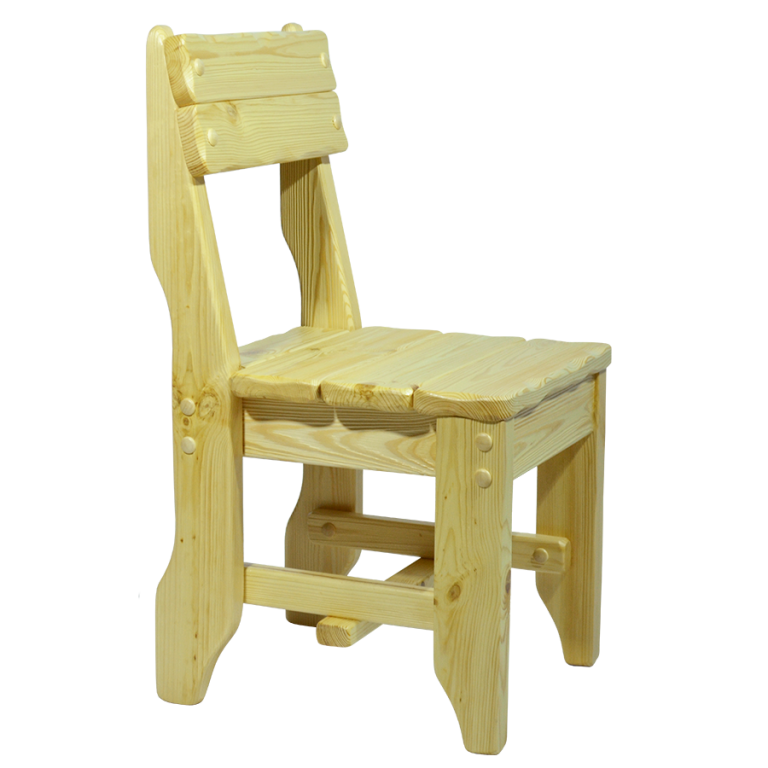 Стул «Русич» 440х500хН900 (Прозрачный лак)