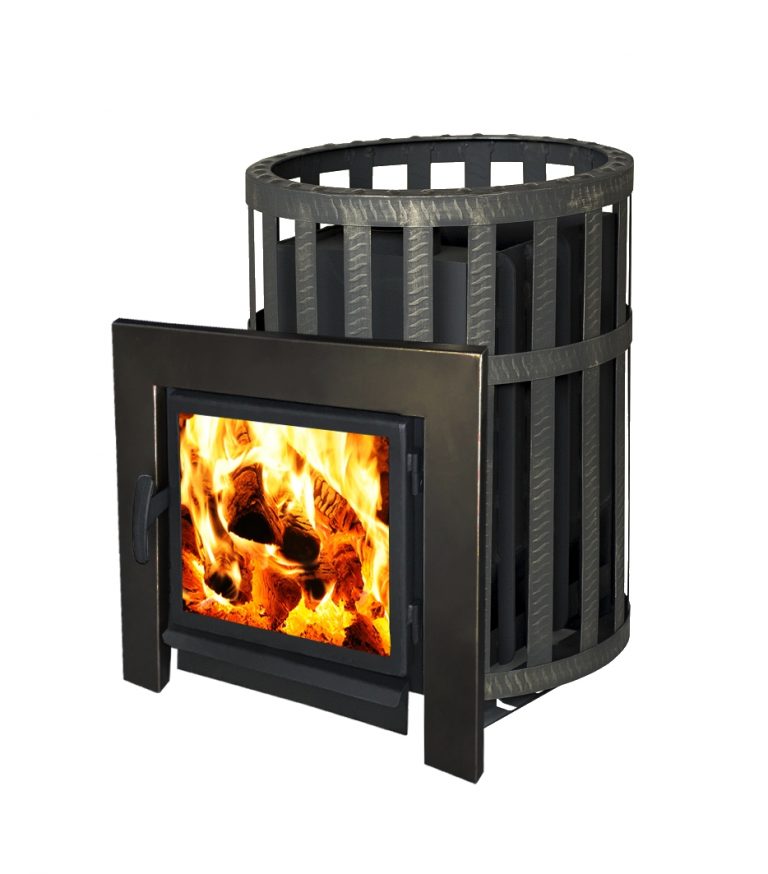 Печь Берёзка «Флагман 15» (сетч. кожух)