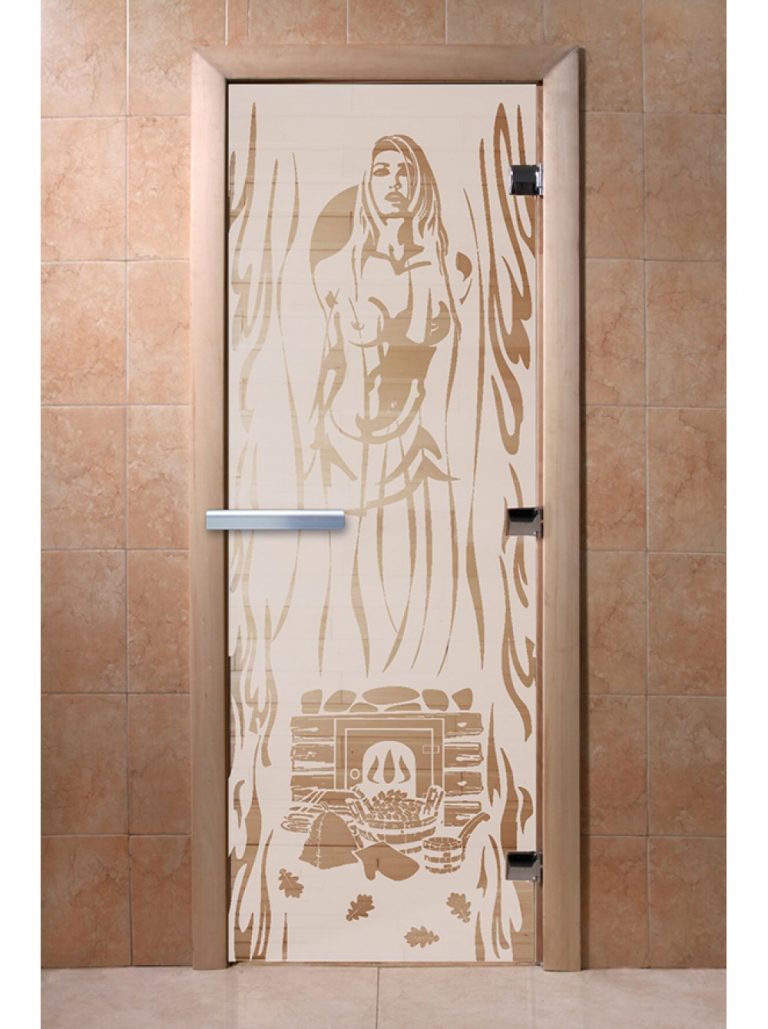 Дверь Doorwood «Горячий пар» Сатин 1900х700