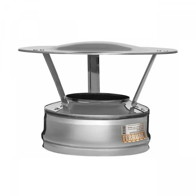 Оголовок (н/ж 0.8мм AISI 304 + н/ж) ф115х200