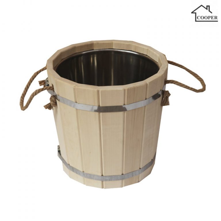 Ведро 15л с нерж. вставкой