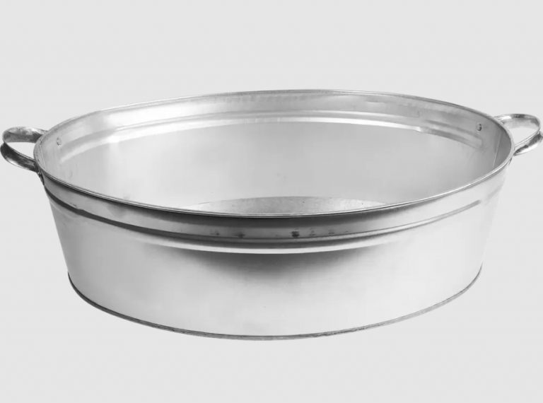 Таз 23л оцинкованный овальный