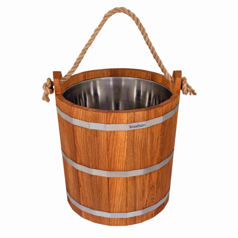 Запарник Woodson с нерж. вставкой, 20л, дуб