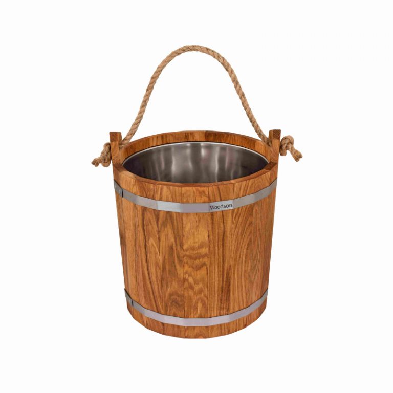 Запарник Woodson с нерж. вставкой, 12л, дуб
