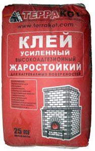 Клей усиленный «Терракот» жаростойкий, 25кг