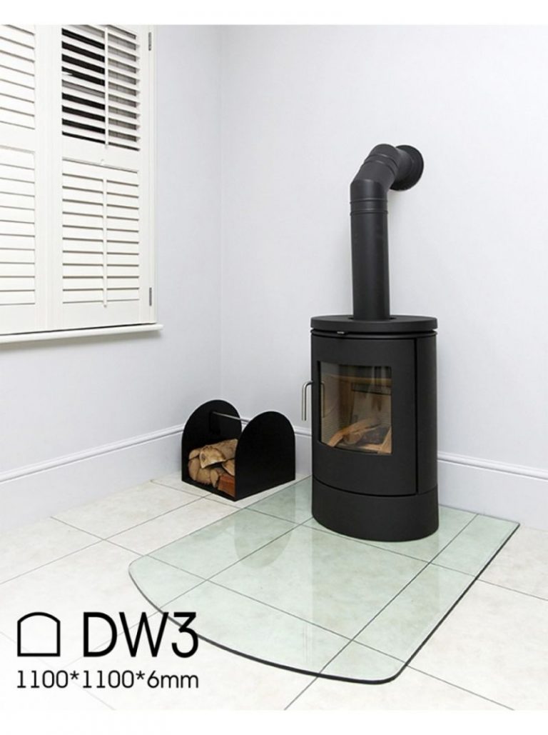 Термозакаленная стеклянная панель 6мм 1100х850 DW4