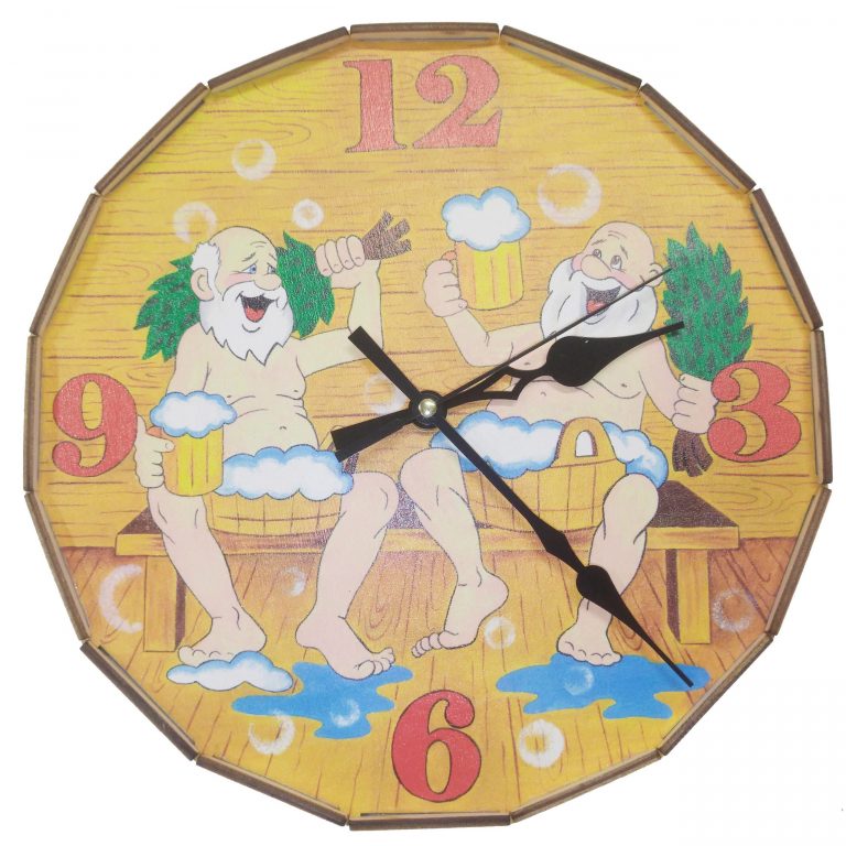 Часы «Пиво» цветные