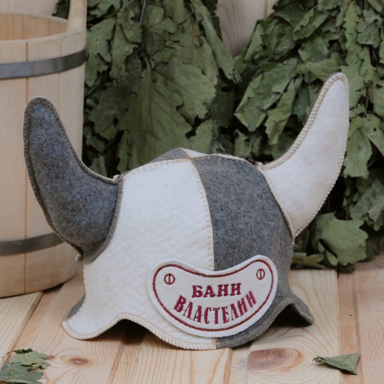 Шлем викинга «Властелин бани», войлок