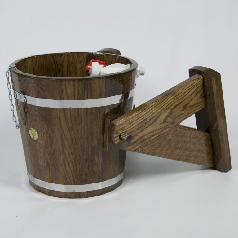 Обливное устройство из дуба малое морён. 12л