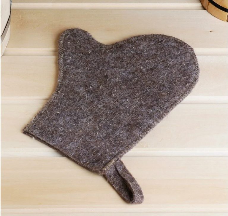 Рукавица темная, войлок