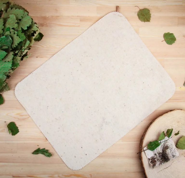 Коврик «Универсальный», войлок (белый)