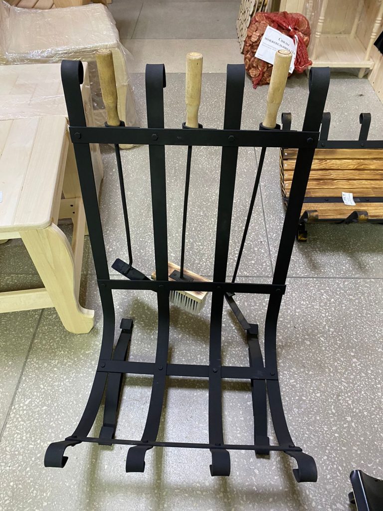 Дровница +набор станд. 3 предмета