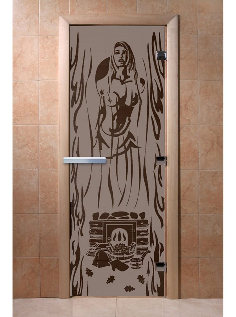 Дверь DoorWood «Горячий пар» Графит матовая 1900х800