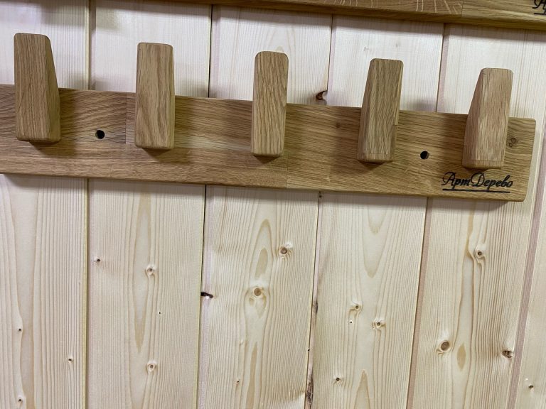 Вешалка АртДерево 5 крючков, дуб