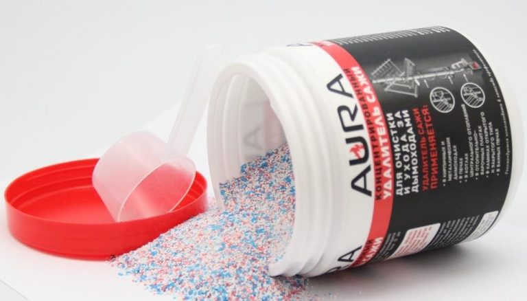 Средство для очистки дымохода 1кг АУРА