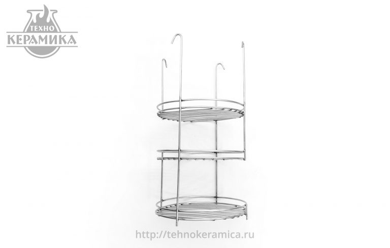 Этажерка 3-х ярусная 220мм с бортиками ТК