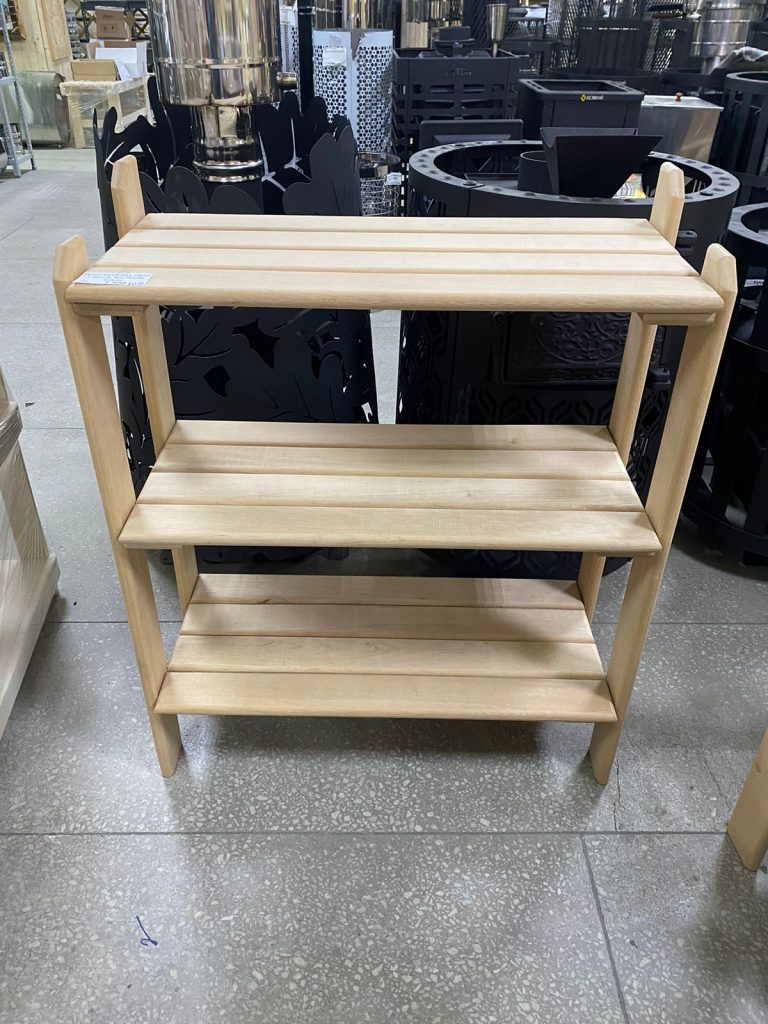 Подставка под обувь 3 яруса, 85х70х30, ольха