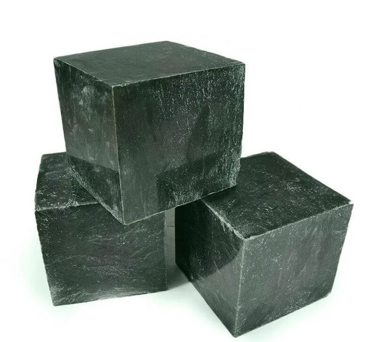 Нефрит кубики полированные, 60-150мм, 15кг