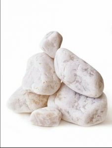 Кварц шлиф. Фракция 80-100мм Ведро 20кг.