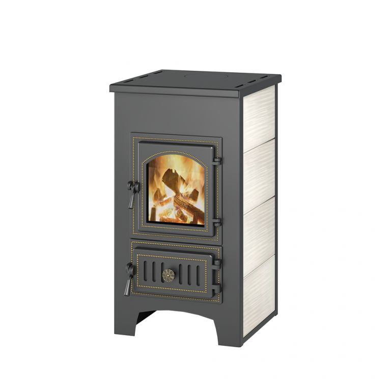 Печь-камин Везувий ПК-01 (270) беж 9 кВт (150м3) ф115мм