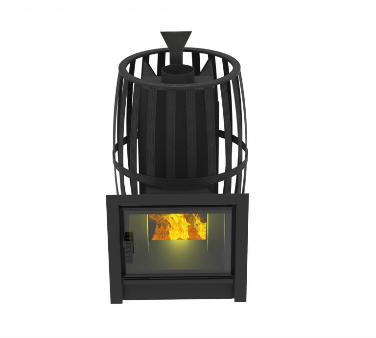 Печь Флагман 28  ЗК нерж .Сетчатый кожух)