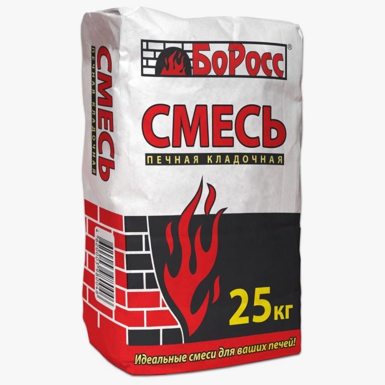 Печная кладочная смесь «БоРосс» 25кг