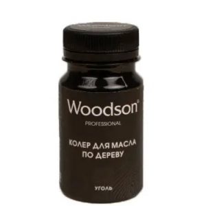 Колер для масла по дереву Woodson уголь 80мл