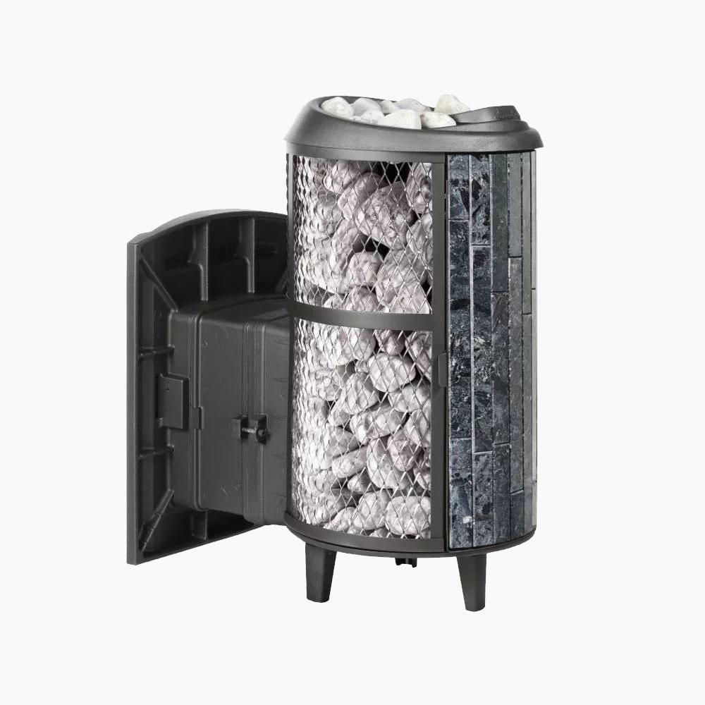 Банная печь «Атмосфера L» комбинированная Пироксенит