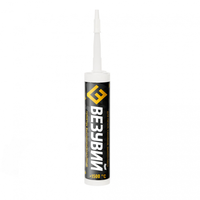 Герметик термостойкий Везувий 1500С Черный 290мл
