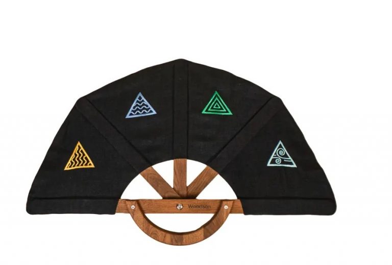 Веер для бани «пятый элемент» Woodson, дуб, малый