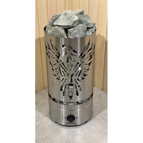 Электрокаменка ЭКМ 4.5 кВт Феникс со встроенным пультом управления