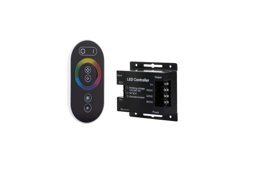 Сенсорный RGB-контроллер LP-M11-RGB-24A (12-24V, 24A)