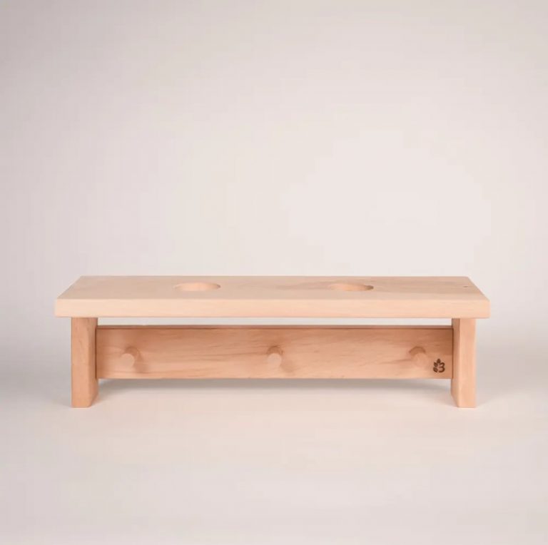 Полка для трав и веников Левада Д3, ольха, 2 отверстия