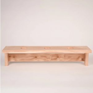 Полка для трав и веников Левада Д4, ольха, 3 отверстия