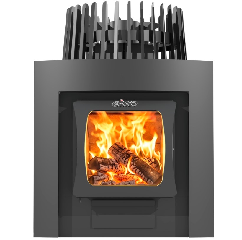 Дровяная банная печь Grill'D Cometa Vega 180 Long Max